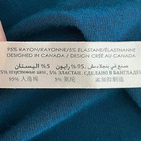 la Vie en Rose 2 Piece Pajama Set Rayon Blend Blue White Grey Peach Sz S & XS - Picture 3 of 13